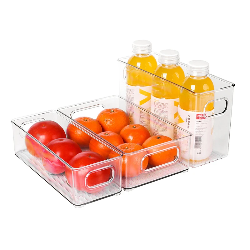 Transparent Plastic Storage Containers for Kitchen Fridge Storage Organizer Boxes Stackable Modern Table Storage Boxes Portable
Transparent Plastic Storage Containers for Kitchen Fridge Storage Organizer Boxes Stackable Modern Table Storage Boxes Portable