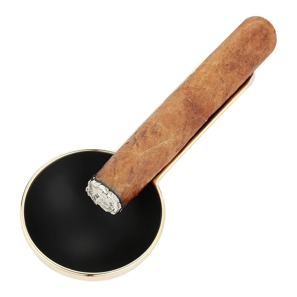 GALINER Portable Cigar Ashtray Single Rest Tobacco Home Accessories Fit 1 Cigar Stand Luxury Ashtray Metal 
GALINER Portable Cigar Ashtray Single Rest Tobacco Home Accessories Fit 1 Cigar Stand Luxury Ashtray Metal