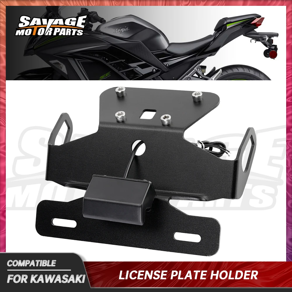 Кронштейн держателя номерного знака для KAWASAKI Z250 Z300 NINJA 250 300 2013-2018 запчасти