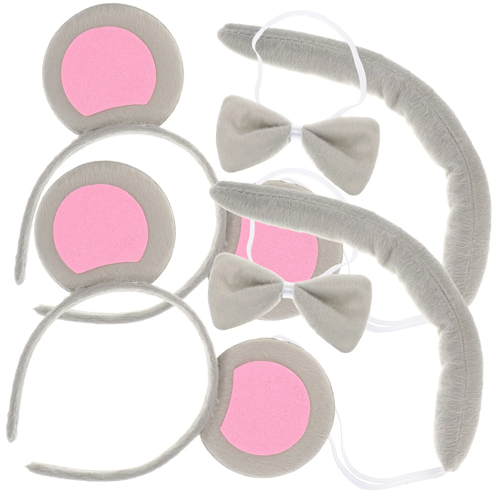 2 Sets Animal Ears Headband Mouse Bow Tie Mouse Tail Kit Performance Dress Up Costume Accessories
2 Sets Animal Ears Headband Mouse Bow Tie Mouse Tail Kit Performance Dress Up Costume Accessories