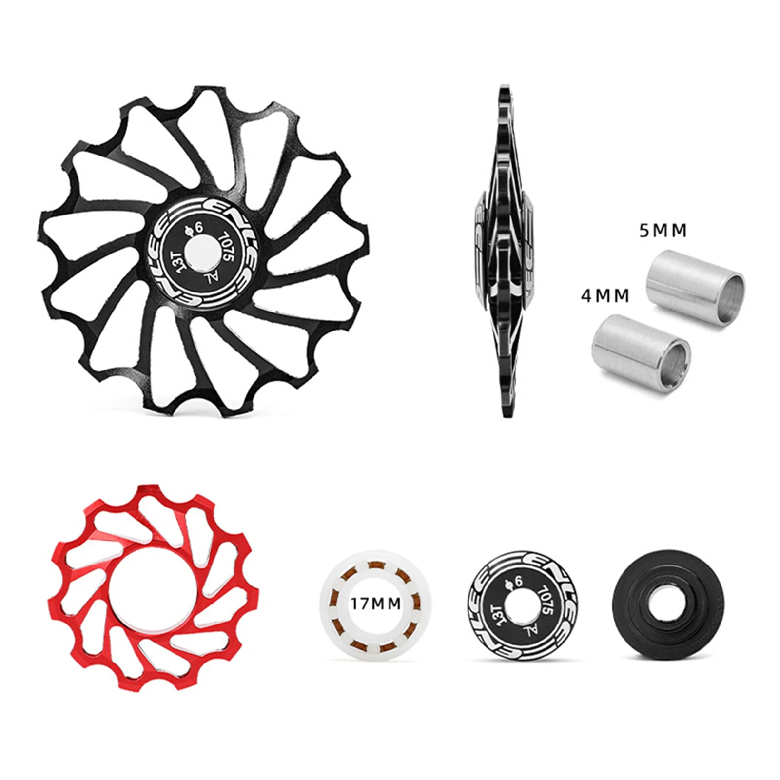 Bicycle Accessories Dial Guide Wheel 11T 13T 140mm*80mm Accessory Black Blue Colorful Gold Inner Diameter 46mm
Bicycle Accessories Dial Guide Wheel 11T 13T 140mm*80mm Accessory Black Blue Colorful Gold Inner Diameter 46mm