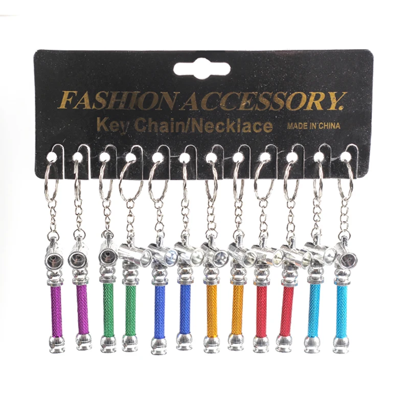 New 2pcs/lot Rasta Mini Fashion Metal Pipe Smoking Pipe Cigarette Holder Magic Key Ring CW157
New 2pcs/lot Rasta Mini Fashion Metal Pipe Smoking Pipe Cigarette Holder Magic Key Ring CW157
