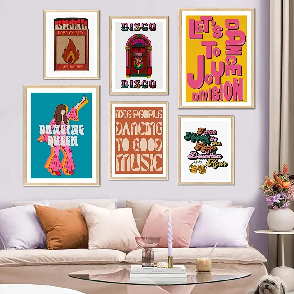 Dancing Queen Retro Art Print Disco Retro Jukebox Canvas Poater Colourful Quote Wall Painting Nordic Kids Bed Room Home Decor
Dancing Queen Retro Art Print Disco Retro Jukebox Canvas Poater Colourful Quote Wall Painting Nordic Kids Bed Room Home Decor