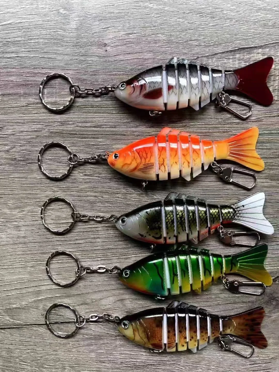 New Seven-section Fish Keychain Promotional Gift Model Toy Keychain Mini Ornaments Wholesale Anime Keychain Keychain
New Seven-section Fish Keychain Promotional Gift Model Toy Keychain Mini Ornaments Wholesale Anime Keychain Keychain
