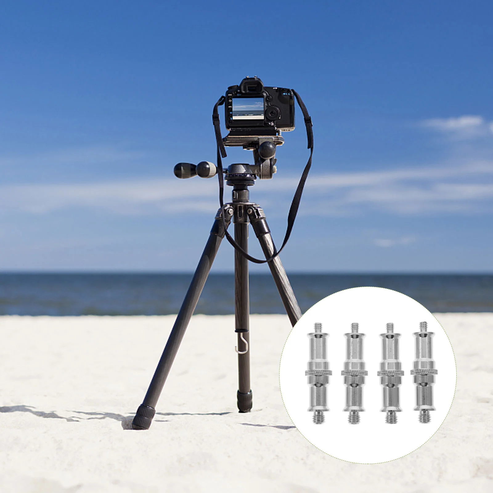 4PCS Threaded Screw Adapter Replacement Practical Gimbal 1/4 To 3/8 Adapter 1/4 To 3/8 Converter Hot Shoe Adapter
4PCS Threaded Screw Adapter Replacement Practical Gimbal 1/4 To 3/8 Adapter 1/4 To 3/8 Converter Hot Shoe Adapter