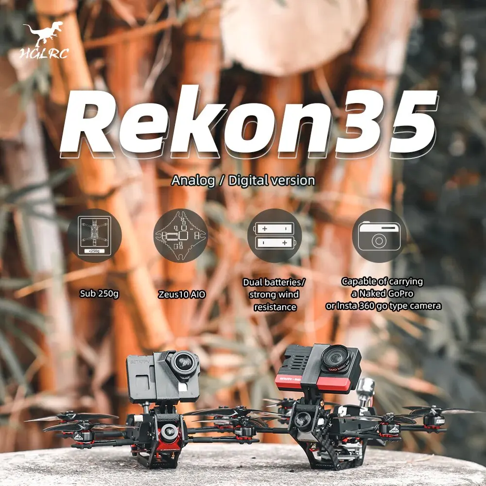 Дрон HGLRC Rekon35 Nano дальнего действия FPV HD версия 2S CADDX Polar vista 1303,5 5500KV GPS для радиоуправляемого FPV квадрокоптера Фристайл Дрон
Дрон HGLRC Rekon35 Nano дальнего действия FPV HD версия 2S CADDX Polar vista 1303,5 5500KV GPS для радиоуправляемого FPV квадрокоптера Фристайл Дрон