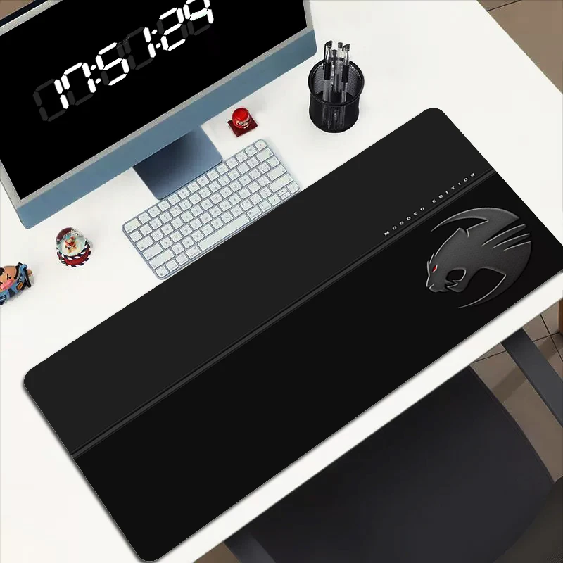 

Большой Настольный коврик для мыши Xxl Roccat 900x400, коврик для мыши с клавиатурой, игровой коврик для мыши с бесплатной доставкой в стиле аниме, у...