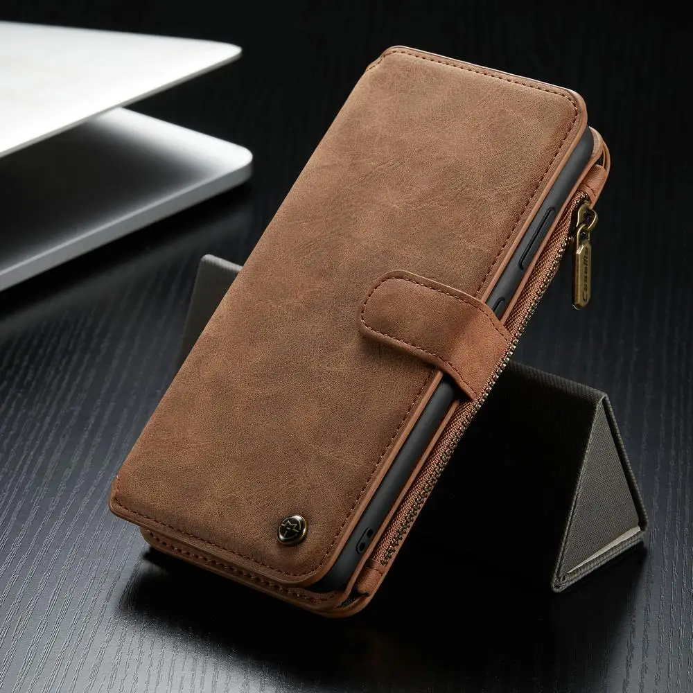 

New Style CaseMe Case for Samsung Galaxy S10 Plus Detachable Wallet Magnetic Card Slots Leather Cover Bag for Samsung S21 S22 Ul