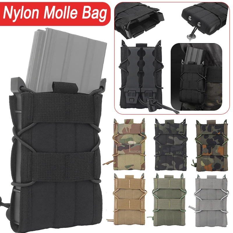 500D Nylon Molle Mag Portable Outdoor Magazine Pocket Functional Bag Wear Resistant Lightweight Accessories Storage for Hunting
500D Nylon Molle Mag Portable Outdoor Magazine Pocket Functional Bag Wear Resistant Lightweight Accessories Storage for Hunting