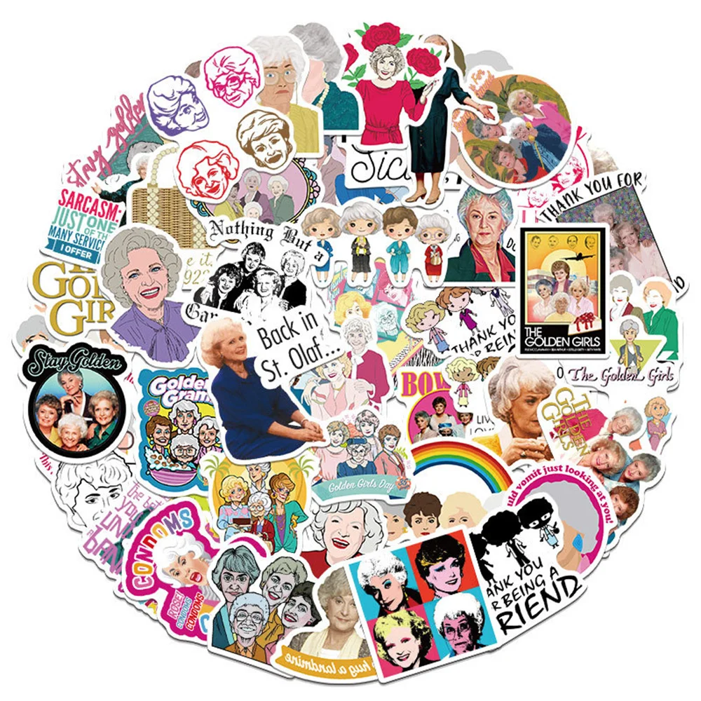 10/30/50PCS American Tv Series Golden Girls Graffiti Waterproof Stickers Creative Trend Decorative Decals Refrigerator Wholesale
10/30/50PCS American Tv Series Golden Girls Graffiti Waterproof Stickers Creative Trend Decorative Decals Refrigerator Wholesale