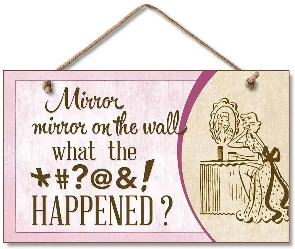 Highland Mirror Mirror On The Wall... Wooden Wall Sign Plaque Hanging Wall Art Decorative Funny Sign
Highland Mirror Mirror On The Wall... Wooden Wall Sign Plaque Hanging Wall Art Decorative Funny Sign