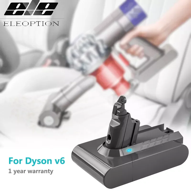 ELE ELEOPTION 21.6V Li-ion Replacement Battery for Dyson V6 DC58 DC59 DC61 DC62 SV09 SV07 SV06 SV04 SV03 Vacuum Cleaner Battery
ELE ELEOPTION 21.6V Li-ion Replacement Battery for Dyson V6 DC58 DC59 DC61 DC62 SV09 SV07 SV06 SV04 SV03 Vacuum Cleaner Battery