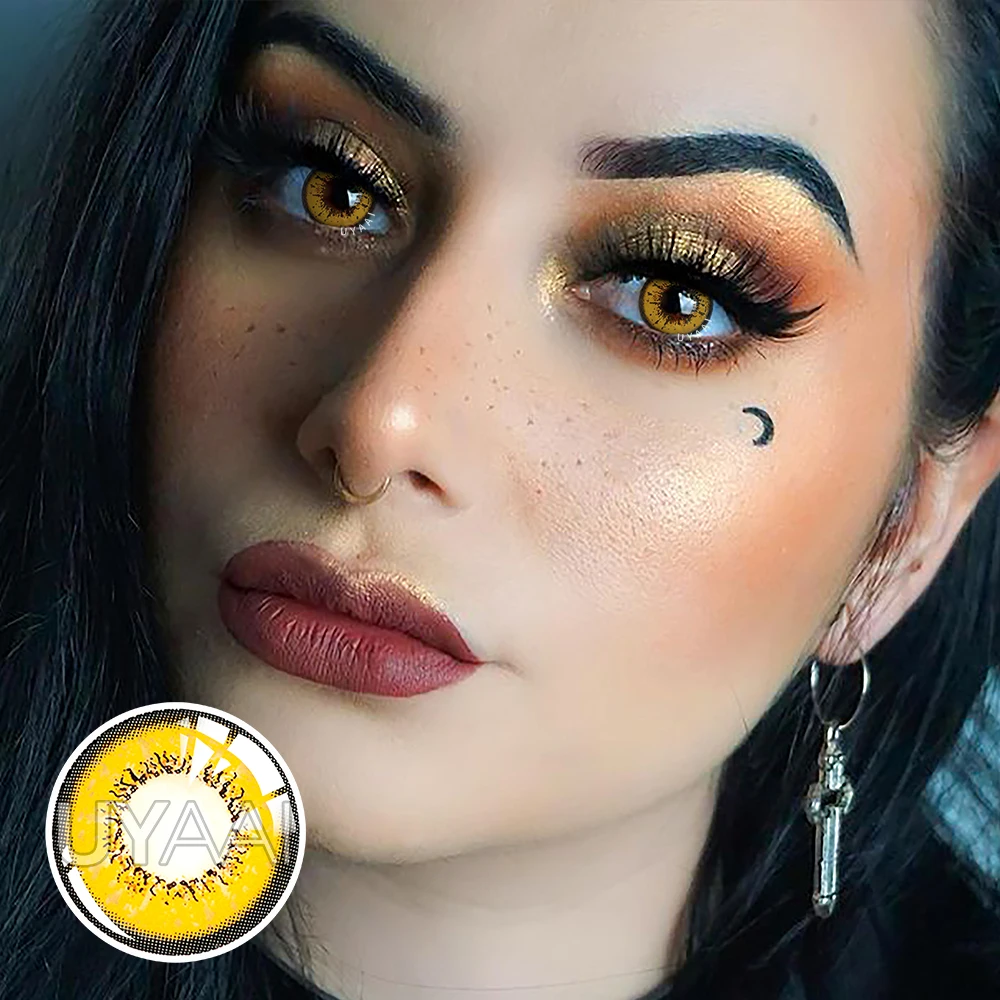 UYAAI 1 Pair Cosplay Contact Lenses multicolored contact lenses Dragon Button Eyes Anime Lenses Halloween Color lens eyes
UYAAI 1 Pair Cosplay Contact Lenses multicolored contact lenses Dragon Button Eyes Anime Lenses Halloween Color lens eyes