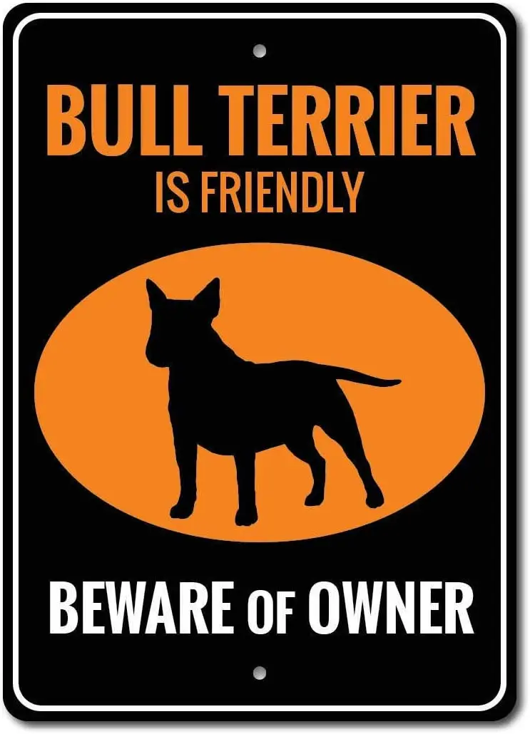 Vintage Bull Terrier Sign Bull Terrier Gift Bull Terrier Decor Aluminum Metal Sign 8X12 Inches
Vintage Bull Terrier Sign Bull Terrier Gift Bull Terrier Decor Aluminum Metal Sign 8X12 Inches