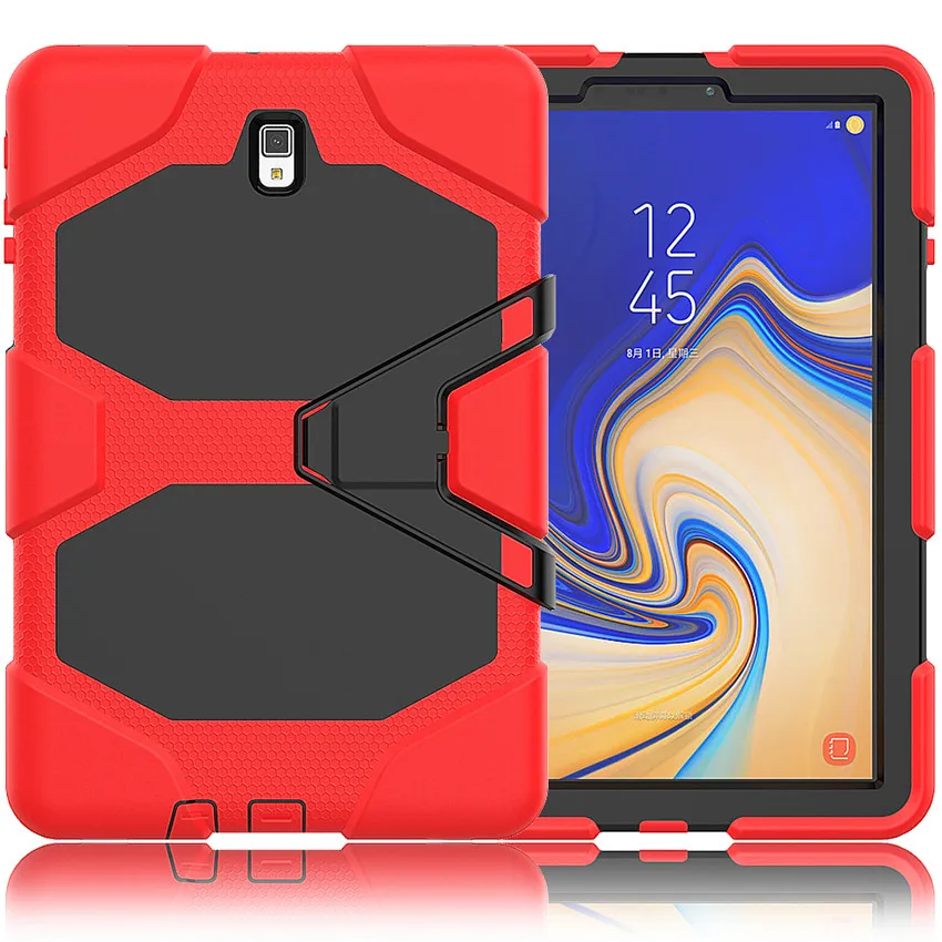 Жесткий Гибридный армированный чехол из поликарбоната + мягкий резиновый чехол + подставка для Samsung Galaxy Tab S4 10,5 SM-T830 T830 T835 T837 
Жесткий Гибридный армированный чехол из поликарбоната + мягкий резиновый чехол + подставка для Samsung Galaxy Tab S4 10,5 SM-T830 T830 T835 T837