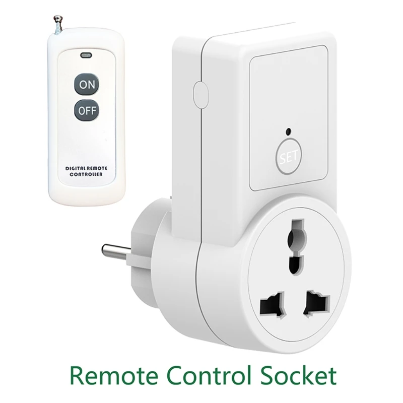 1 Wireless Remote Control Power Outlet Light Switch Socket 1 Remote EU Plug Newest High Quality Home Lamp Holder KXRE
1 Wireless Remote Control Power Outlet Light Switch Socket 1 Remote EU Plug Newest High Quality Home Lamp Holder KXRE