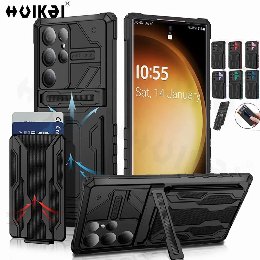 Credit Card Wallet Case For Samsung Galaxy S23 Ultra S21 FE A73 A53 A13 Heavy Duty Protection Rugged Shockproof Anti-Drop Cover
Credit Card Wallet Case For Samsung Galaxy S23 Ultra S21 FE A73 A53 A13 Heavy Duty Protection Rugged Shockproof Anti-Drop Cover