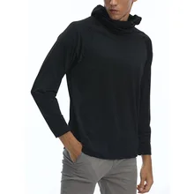 Men s UPF 50 Sun Protection Hoodie Shirt Long Sleeve Rash Guard Fishing Hiking Outdoor UV Shirt Lightweight Performance Tops