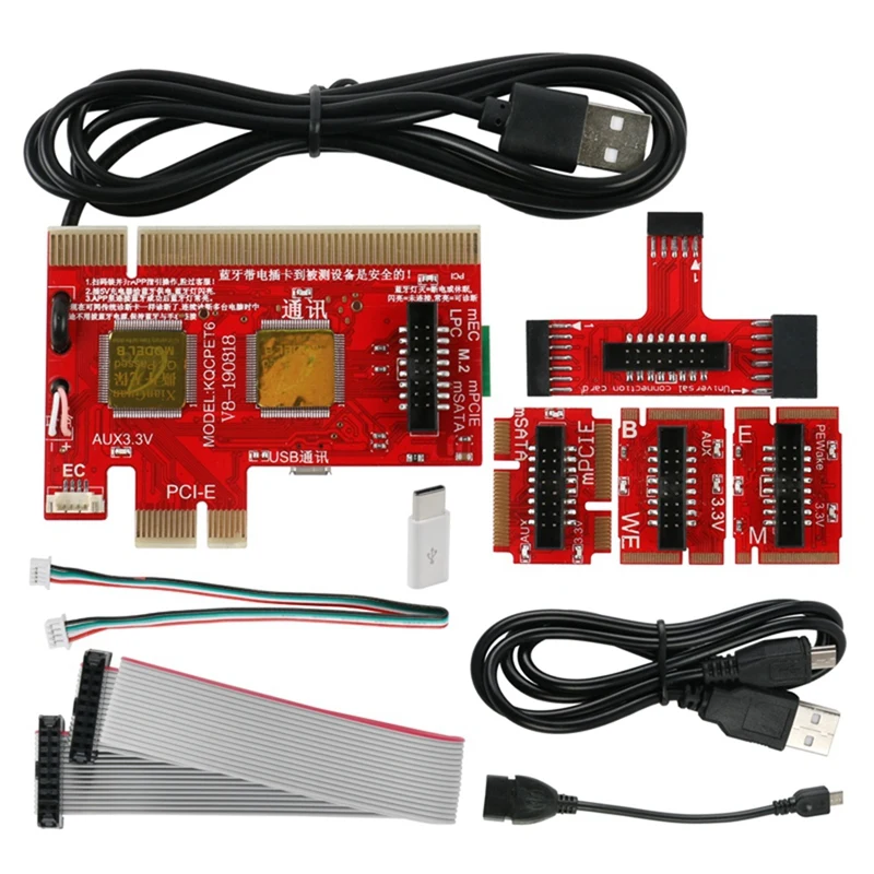 V8 Laptop Desktop PC Universal Diagnostic Test Debug King Post Card Support For PCI PCI-E Minipci-E LPC DDR3/4
V8 Laptop Desktop PC Universal Diagnostic Test Debug King Post Card Support For PCI PCI-E Minipci-E LPC DDR3/4