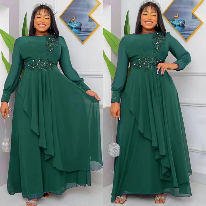 Plus Size African Party Dresses for Women 2023 New Fashion Dashiki Ankara Wedding Gowns Elegant Turkey Muslim Chiffon Maxi Dress
Plus Size African Party Dresses for Women 2023 New Fashion Dashiki Ankara Wedding Gowns Elegant Turkey Muslim Chiffon Maxi Dress