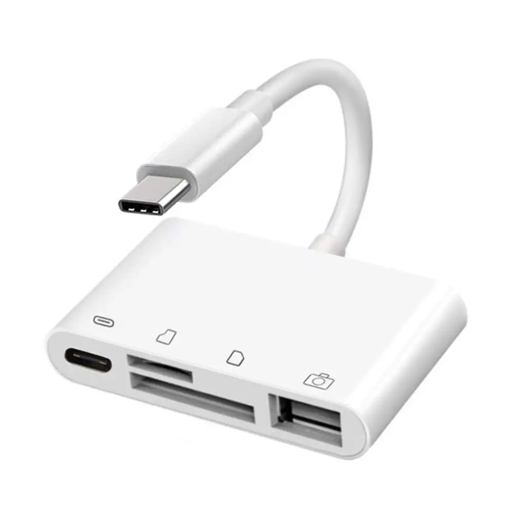 4-в-1 Type C Otg кардридер многофункциональный концентратор Usb камера CF карта Tf док-станция
4-в-1 Type C Otg кардридер многофункциональный концентратор Usb камера CF карта Tf док-станция
