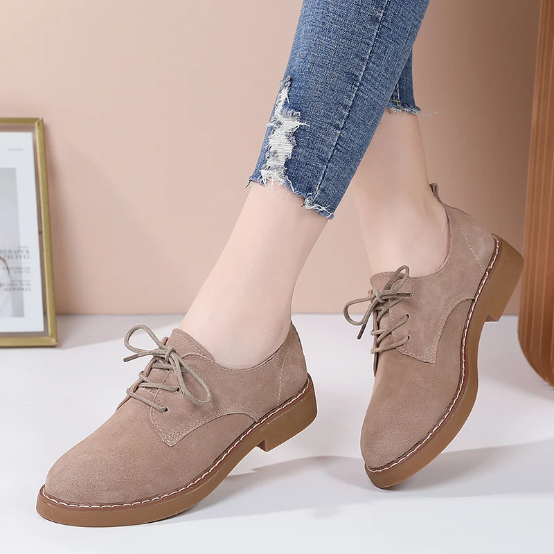 2022 Autumn New Women's Shoes Flat Martin Boots Casual Shoes Woman Oxford Shoes Retro Elegant Lace-up Non-slip Single Footwear
2022 Autumn New Women's Shoes Flat Martin Boots Casual Shoes Woman Oxford Shoes Retro Elegant Lace-up Non-slip Single Footwear