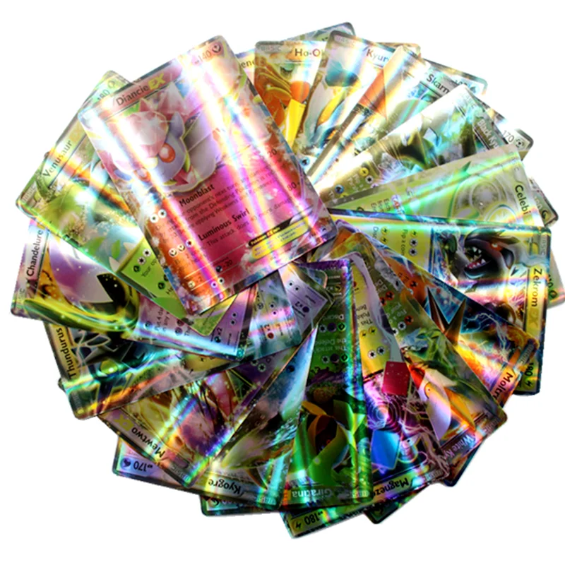 Random 100 Pieces Pokemon Anime Cartoon GX EX V VMAX Card Game Battle Cards, Holiday Gift Collectible Toy KA
Random 100 Pieces Pokemon Anime Cartoon GX EX V VMAX Card Game Battle Cards, Holiday Gift Collectible Toy KA