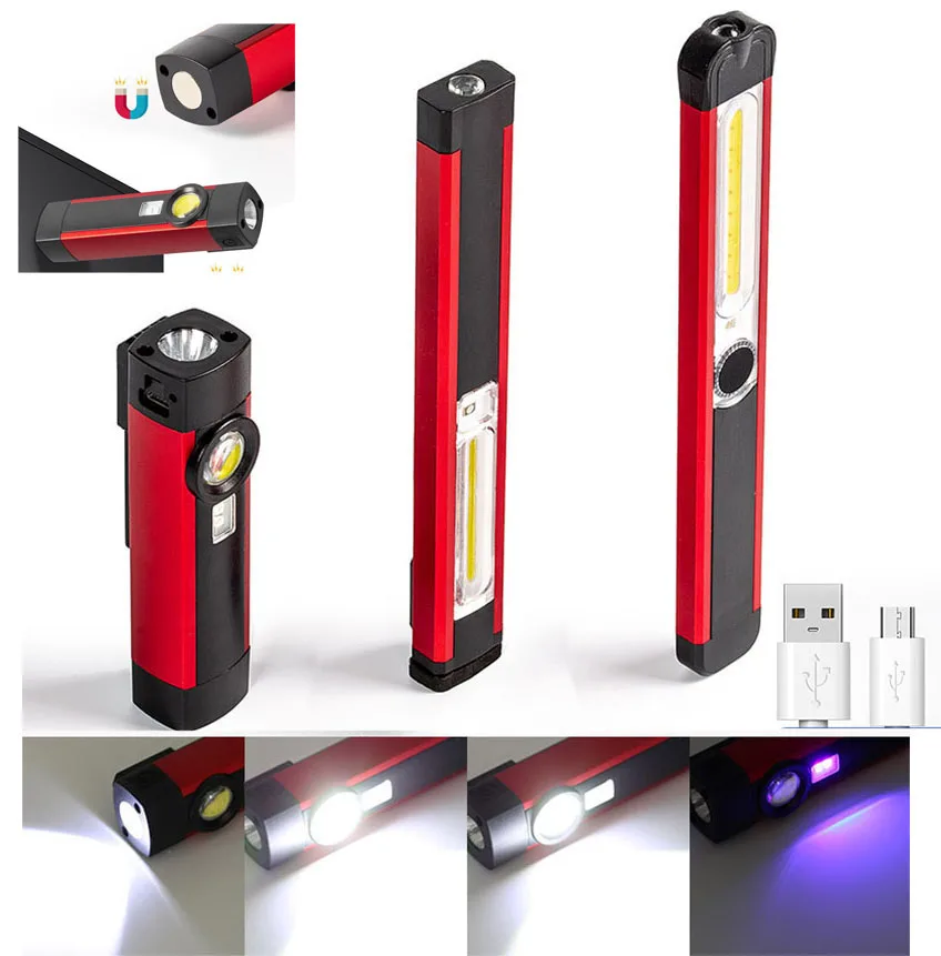 Светодиодный фонарик с зарядкой через USB, Магнитный УФ-фонарь с COB матрицей, рабочий светильник для кемпинга, автомобиля, ремонта, лампа на ма...
Светодиодный фонарик с зарядкой через USB, Магнитный УФ-фонарь с COB матрицей, рабочий светильник для кемпинга, автомобиля, ремонта, лампа на ма...