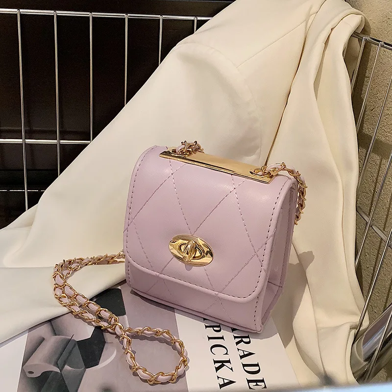 Chain Bag 2022 New Trendy Brand Designer Small Bag Western Style Lingge Shoulder Bag Fashion Korean Version Texture Casual Bag
Chain Bag 2022 New Trendy Brand Designer Small Bag Western Style Lingge Shoulder Bag Fashion Korean Version Texture Casual Bag