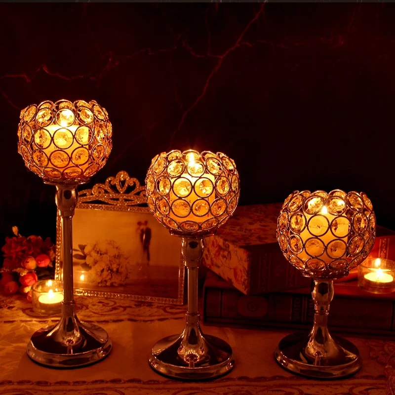 Silver Crystal Candle Holder For Wedding Centerpiece Tealight Candlestick Holder Fireplace Candelabra Home Decor
Silver Crystal Candle Holder For Wedding Centerpiece Tealight Candlestick Holder Fireplace Candelabra Home Decor