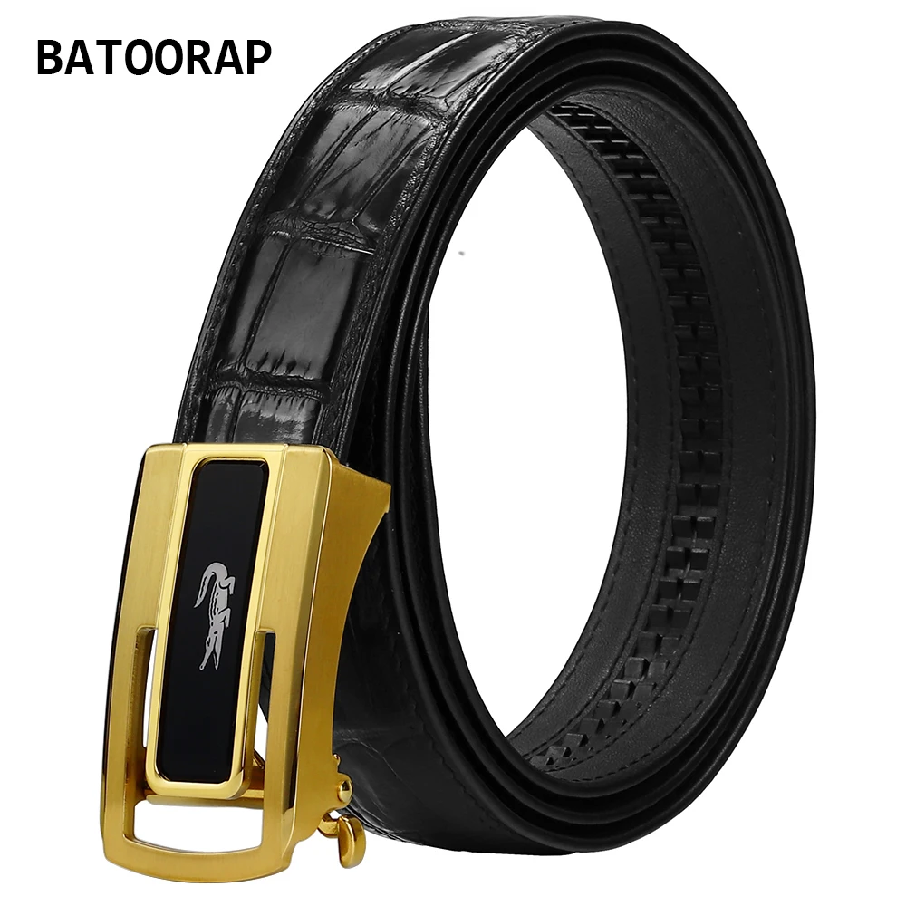 Fashion 2020 Mens Crocodile Belly Belt With Designer Stainless Steel Automatic Buckle 3.4CM Width Black Business Trouser Belts
Fashion 2020 Mens Crocodile Belly Belt With Designer Stainless Steel Automatic Buckle 3.4CM Width Black Business Trouser Belts