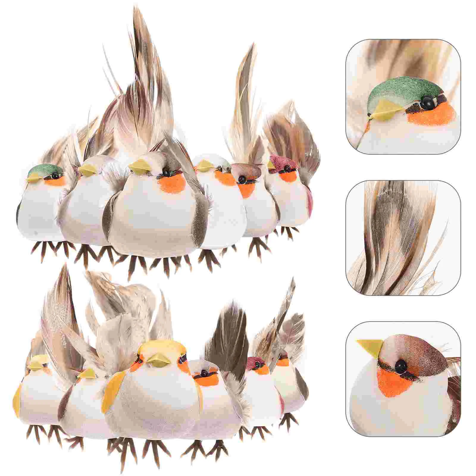 Birds Bird Artificial Fake Garden Ornaments Statue Feathered Tree Mini Realistic Figurineschristmas Model Figures Craftfigurine
Birds Bird Artificial Fake Garden Ornaments Statue Feathered Tree Mini Realistic Figurineschristmas Model Figures Craftfigurine