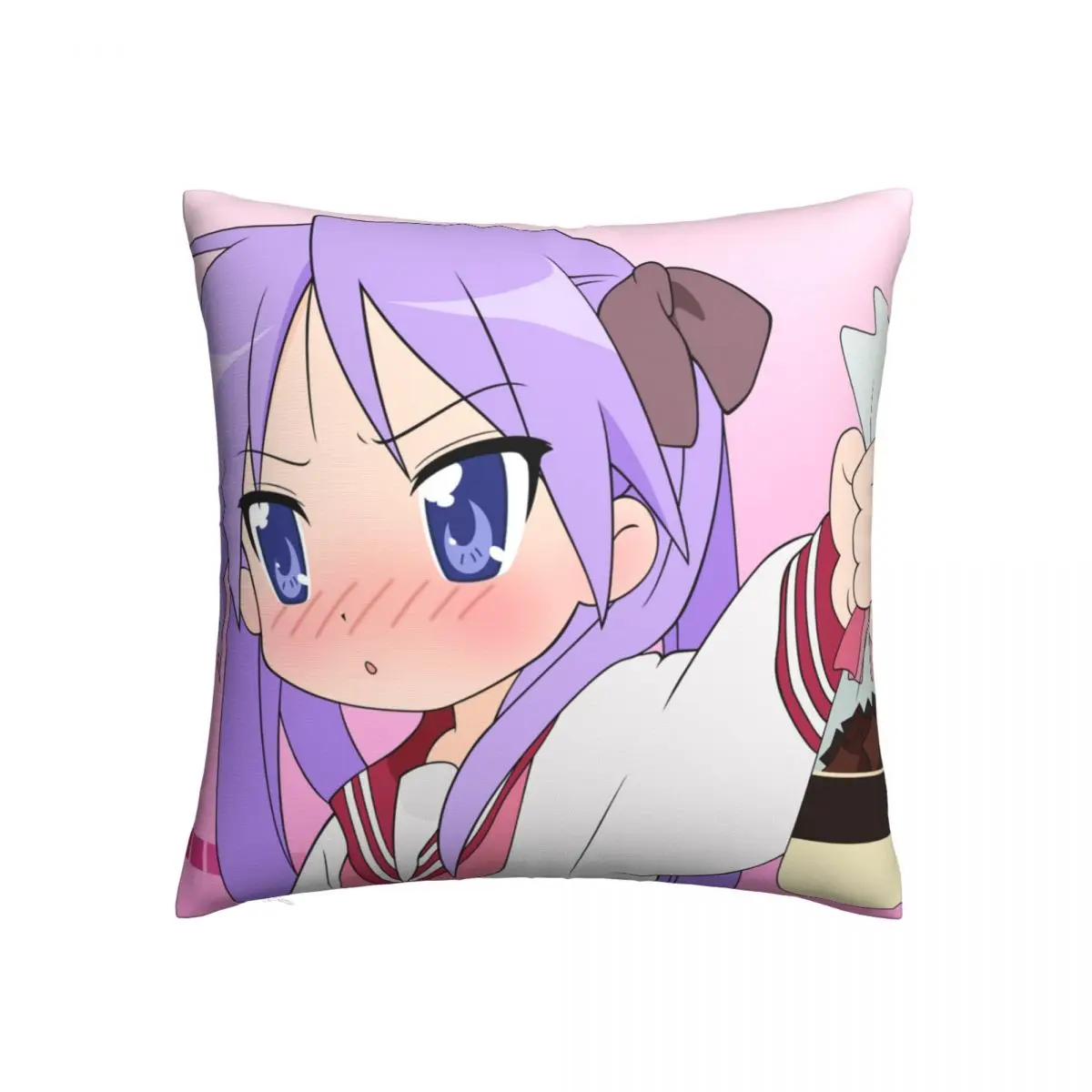 Kawaii Kagami Hiiragi Чехол на подушку, счастливая звезда, искусственная Обложка, Полиэстеровая декоративная накидка на подушку, чехол для дома 40*40 см
Kawaii Kagami Hiiragi Чехол на подушку, счастливая звезда, искусственная Обложка, Полиэстеровая декоративная накидка на подушку, чехол для дома 40*40 см