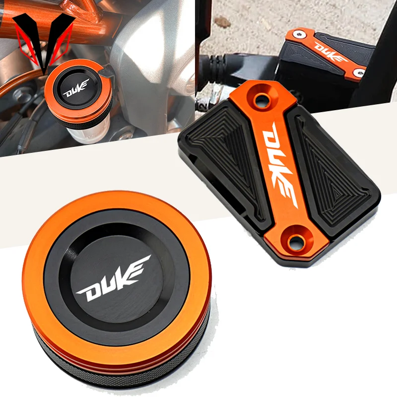 For KTM DUKE 390 125 200 250 DUKE390 DUKE125 2013-2022 2023 Motorcycle CNCFront and Rear Brake Fluid Reservoir Cover Accessories
For KTM DUKE 390 125 200 250 DUKE390 DUKE125 2013-2022 2023 Motorcycle CNCFront and Rear Brake Fluid Reservoir Cover Accessories