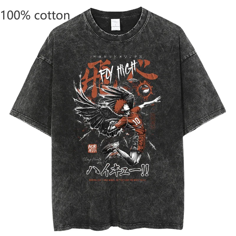 Аниме Haikyuu кислотные потертые хлопковые футболки винтажная Черная мужская одежда хип-хоп Уличная одежда Харадзюку рубашки унисекс Топы Футболки
Аниме Haikyuu кислотные потертые хлопковые футболки винтажная Черная мужская одежда хип-хоп Уличная одежда Харадзюку рубашки унисекс Топы Футболки