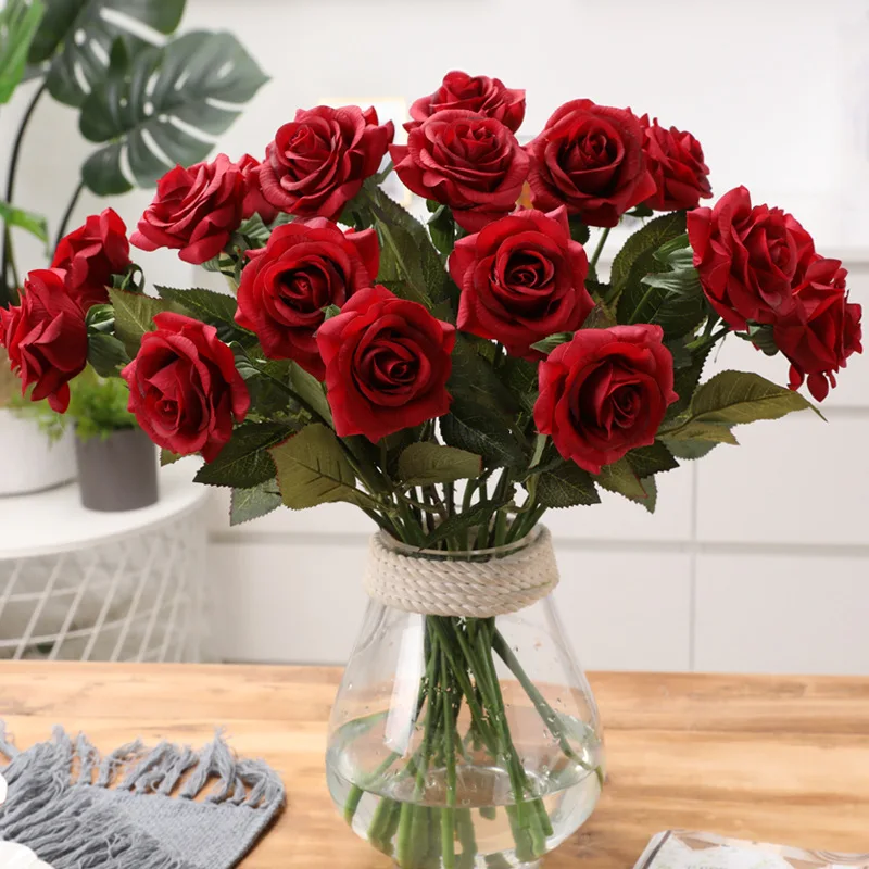 43cm artificial flower rose soft silk real touch roses DIY bouquet for romantic lover decoration or gift for girl friend wife
43cm artificial flower rose soft silk real touch roses DIY bouquet for romantic lover decoration or gift for girl friend wife