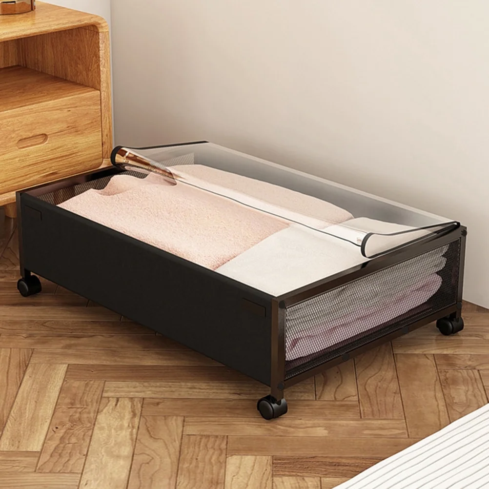 

Bed Throw Blanket Clothes Storage Holder Case Blankets Container Box Organizer Space Saving Book Non-woven Fabric Under