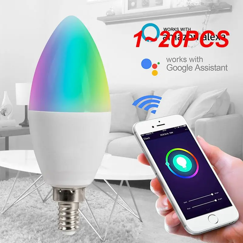 1~20PCS CORUI Tuya Zigbee E14 E12 Smart Candle Bulb RGBCW 5W LED Lamp Smartthings Remote Control Compatible With Alexa Google
1~20PCS CORUI Tuya Zigbee E14 E12 Smart Candle Bulb RGBCW 5W LED Lamp Smartthings Remote Control Compatible With Alexa Google