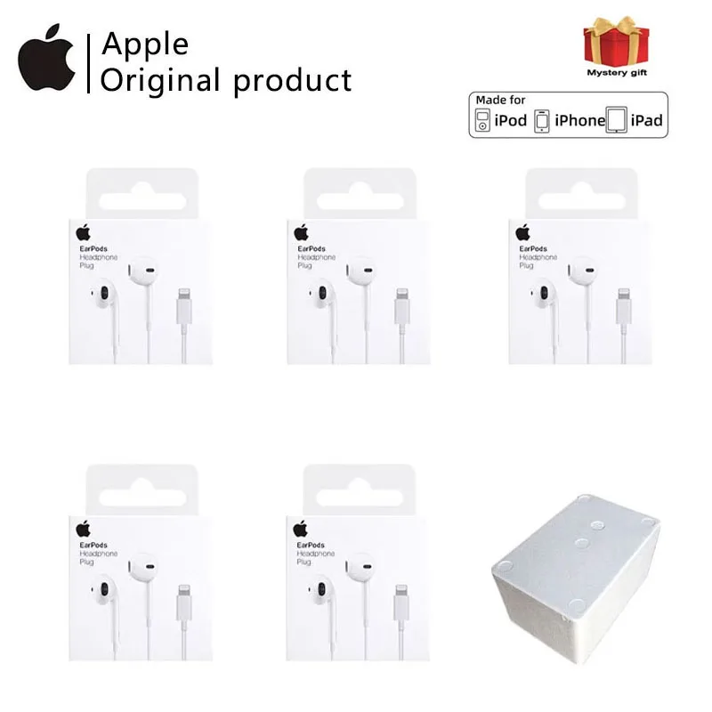 Earpods Lighting Headphones Wired Stereo Headphones for Apple iPhone 8 7 Plus X XS MAX XR iPod 3.5mm Wired Headphones Lightning
Earpods Lighting Headphones Wired Stereo Headphones for Apple iPhone 8 7 Plus X XS MAX XR iPod 3.5mm Wired Headphones Lightning