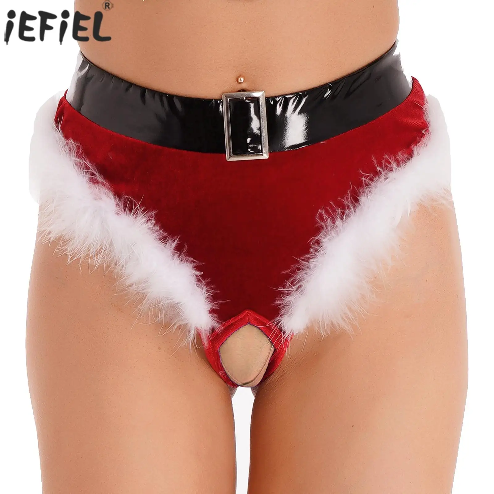 Женские рождественские бархатные трусики с перьями, стринги с вырезами, пояс из лакированной кожи, трусики, нижнее белье, сексуальные труси...
Женские рождественские бархатные трусики с перьями, стринги с вырезами, пояс из лакированной кожи, трусики, нижнее белье, сексуальные труси...