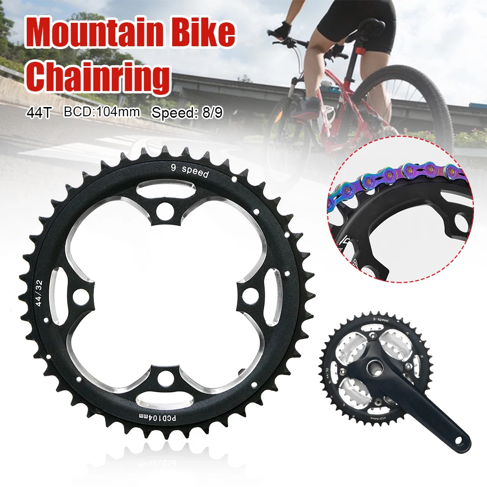44T Bicycle Narrow Wide Chainring 104BCD Round Single Bike Chainring for 8 9 Speed Mountain Road Bike Folding Bike Accessories
44T Bicycle Narrow Wide Chainring 104BCD Round Single Bike Chainring for 8 9 Speed Mountain Road Bike Folding Bike Accessories