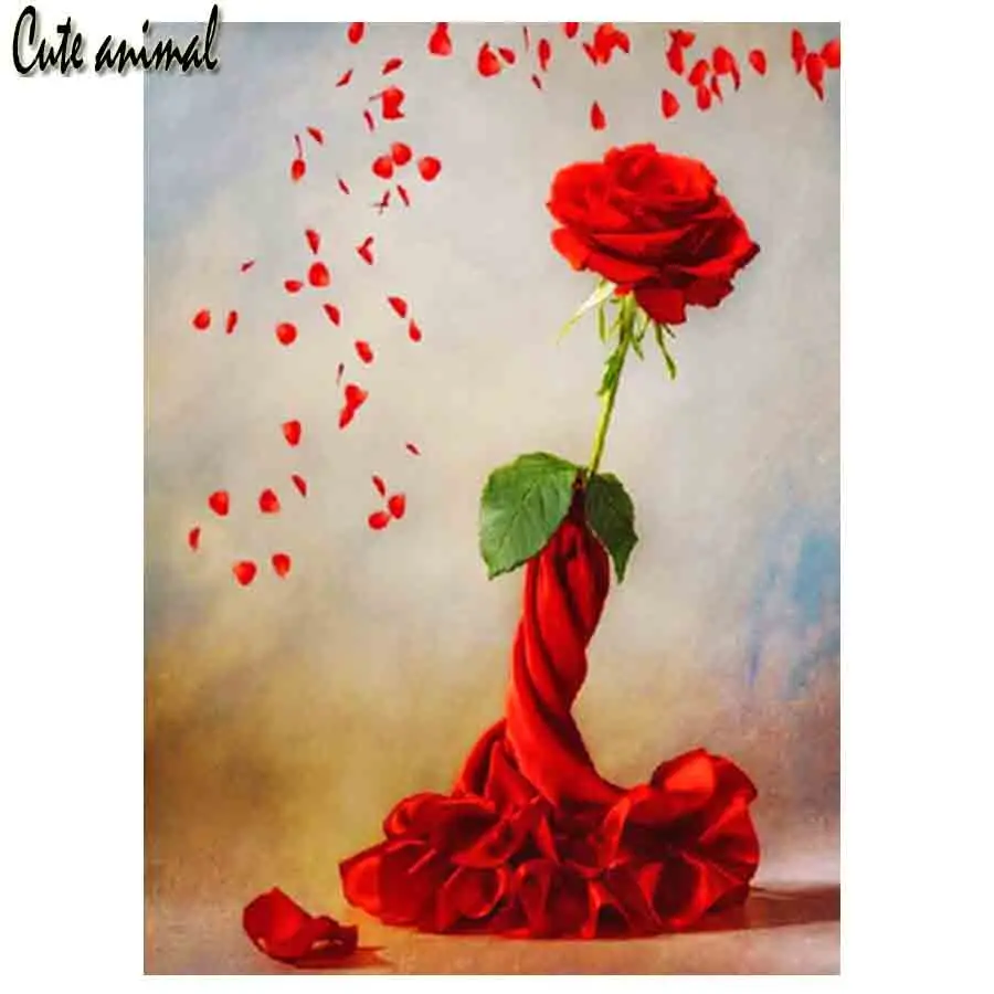 5D Diy Diamond Painting Red Rose Full Drill Square Diamond Embroidery Mosaic Flower Lovers Gift Needlework Home Decoration New
5D Diy Diamond Painting Red Rose Full Drill Square Diamond Embroidery Mosaic Flower Lovers Gift Needlework Home Decoration New