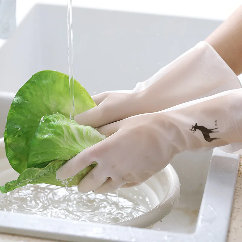 Female Waterproof Rubber Latex Dishwashing Gloves Kitchen Durable Cleaning Housework Chores Dishwashing Tools
Female Waterproof Rubber Latex Dishwashing Gloves Kitchen Durable Cleaning Housework Chores Dishwashing Tools