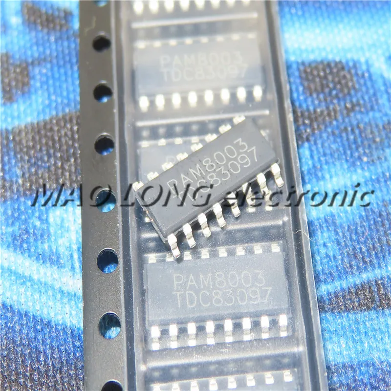 Эффективный усилитель мощности класса D 10 шт./лот PAM8003 PAM8003DR SOP-16 SMD с управлением громкостью постоянного тока, новая модель
Эффективный усилитель мощности класса D 10 шт./лот PAM8003 PAM8003DR SOP-16 SMD с управлением громкостью постоянного тока, новая модель