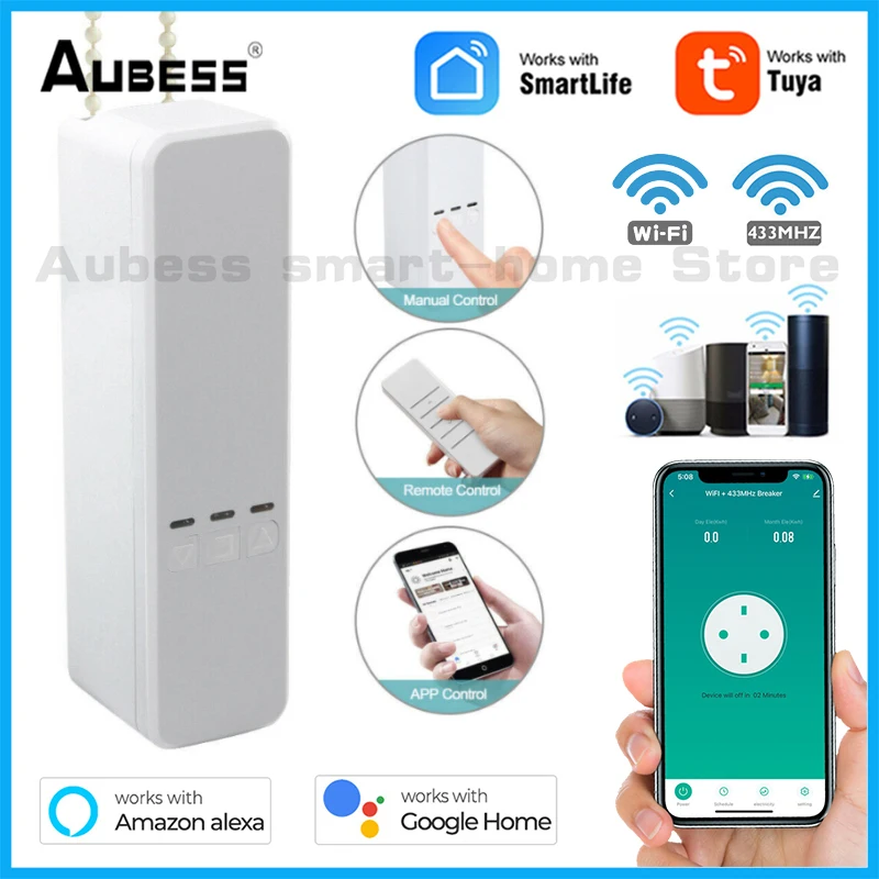 Двигатель для рулонных жалюзи Smart Home с дистанционным управлением через приложение
Двигатель для рулонных жалюзи Smart Home с дистанционным управлением через приложение