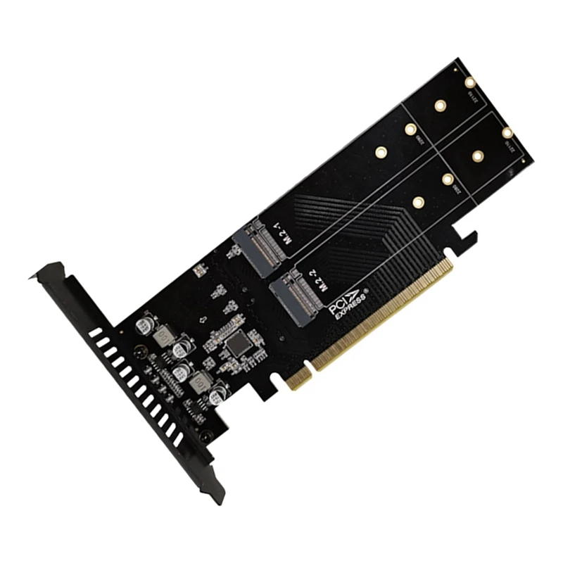 PCIE 4.0 X16 To M.2 M Key NVME 4 SSD Raid Adapter Card 8000MB/S For Laptop 22110 2280 Hard Drive
PCIE 4.0 X16 To M.2 M Key NVME 4 SSD Raid Adapter Card 8000MB/S For Laptop 22110 2280 Hard Drive