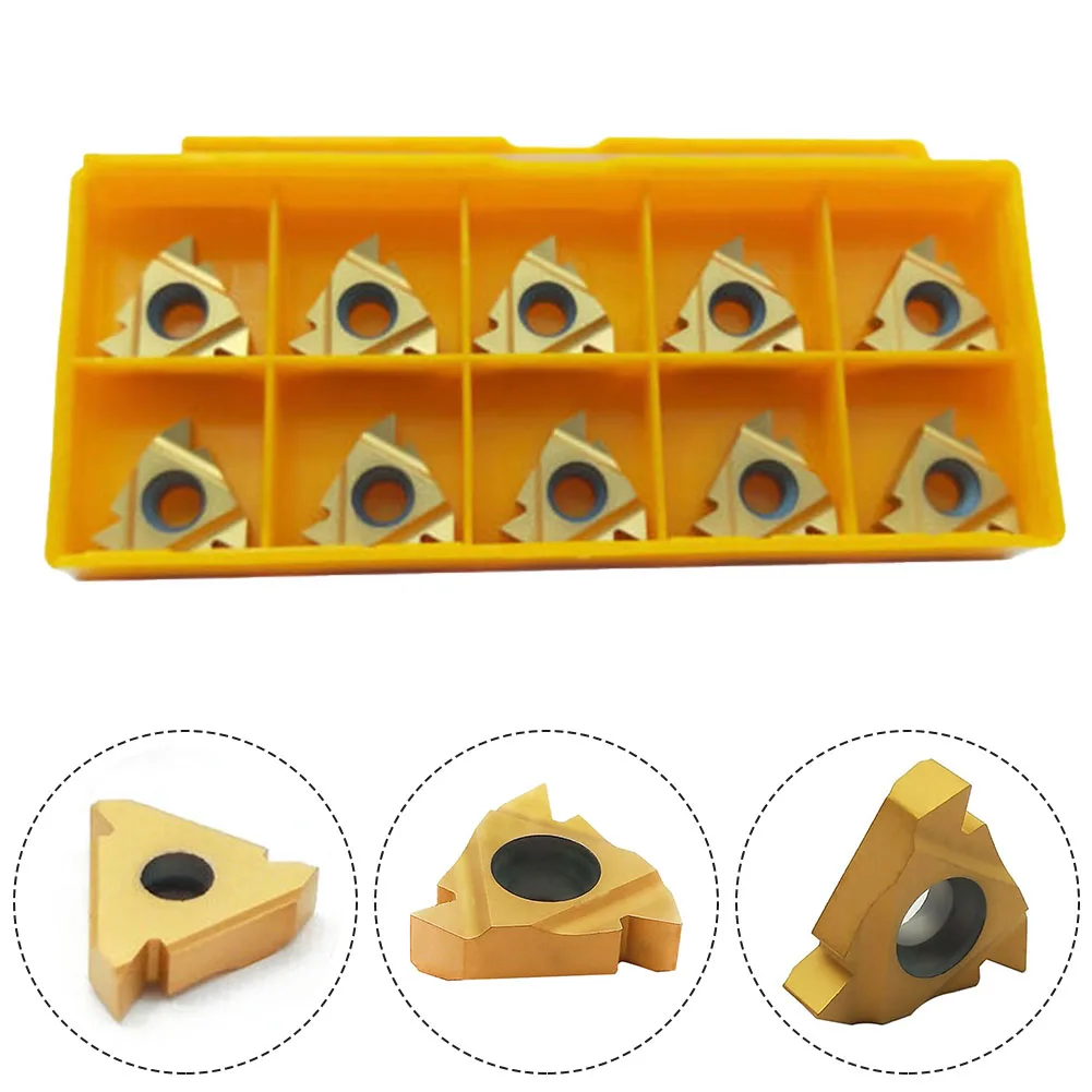 10pcs Carbide Threading Insert AG60 16IR AG60 CVD/PVD Coating For External Turning Tools Holder Finishing Accessories
10pcs Carbide Threading Insert AG60 16IR AG60 CVD/PVD Coating For External Turning Tools Holder Finishing Accessories