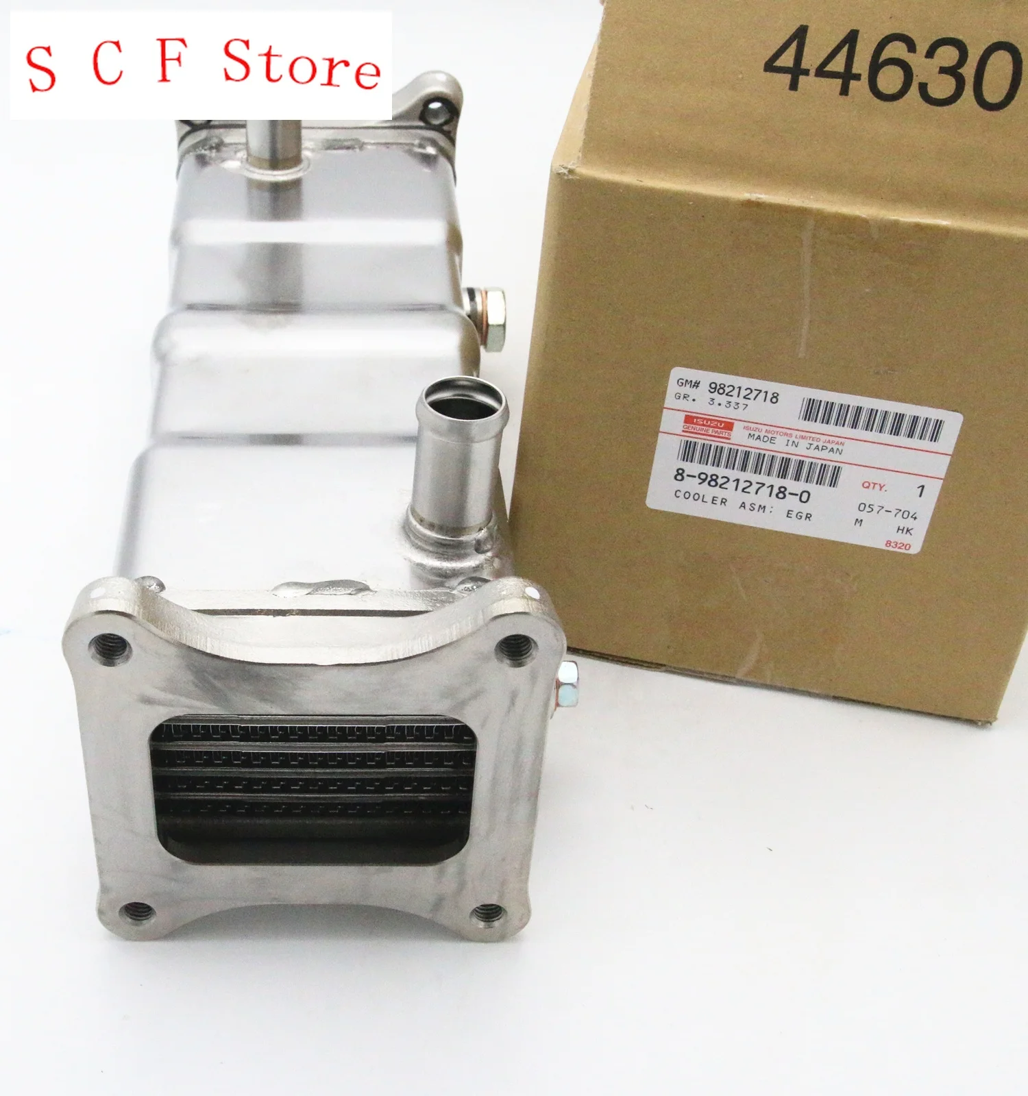 Auto Parts COOLER ASM 700PG4 Model NPR 8982127180 8-98212718-0Exhaust Gas Circulation Radiator
Auto Parts COOLER ASM 700PG4 Model NPR 8982127180 8-98212718-0Exhaust Gas Circulation Radiator