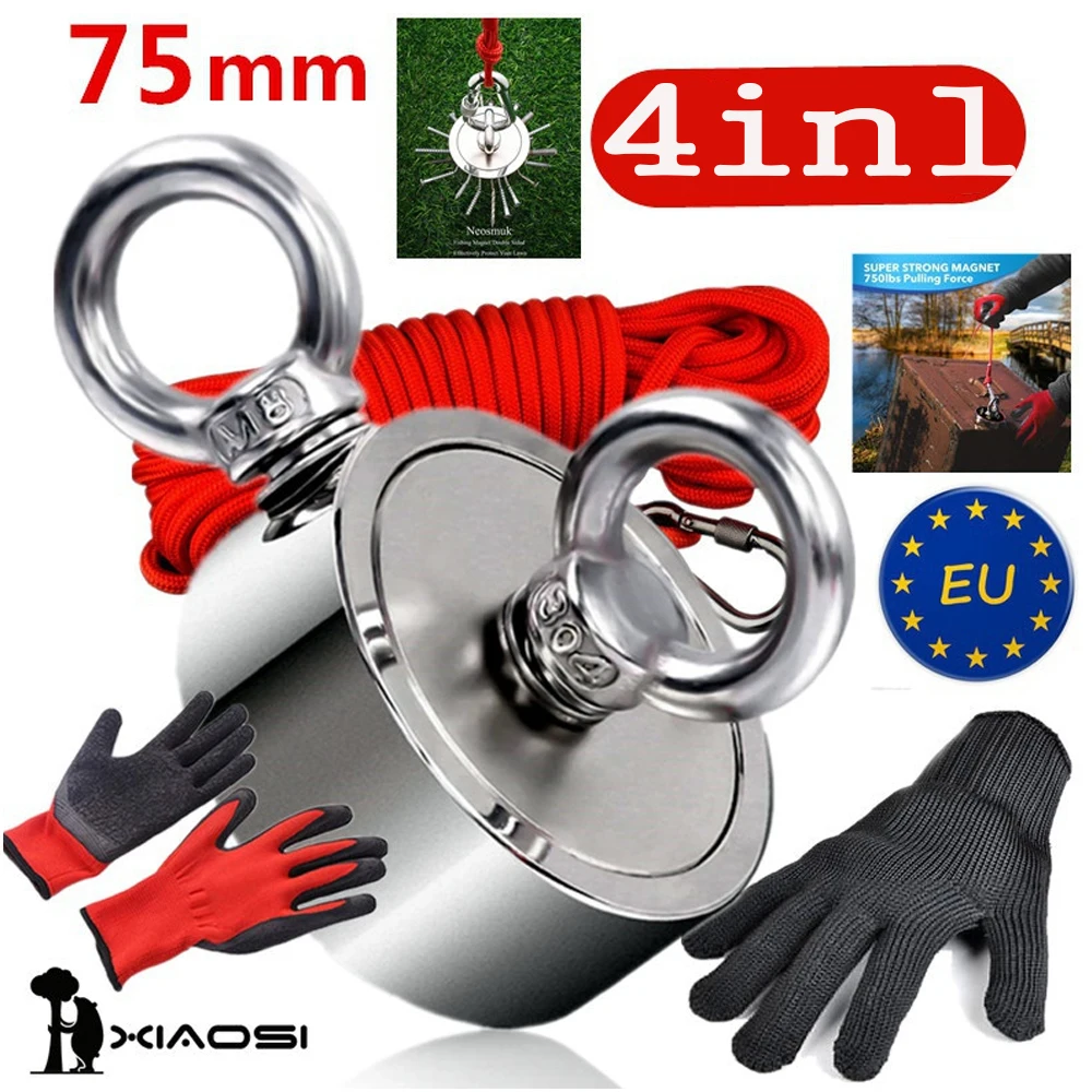 Спасательный магнит/магнит продукт для охоты за сокровищами 4 в 1 сильный магнит + 10 м веревка + противоскользящие перчатки + антирежущие перч...
Спасательный магнит/магнит продукт для охоты за сокровищами 4 в 1 сильный магнит + 10 м веревка + противоскользящие перчатки + антирежущие перч...