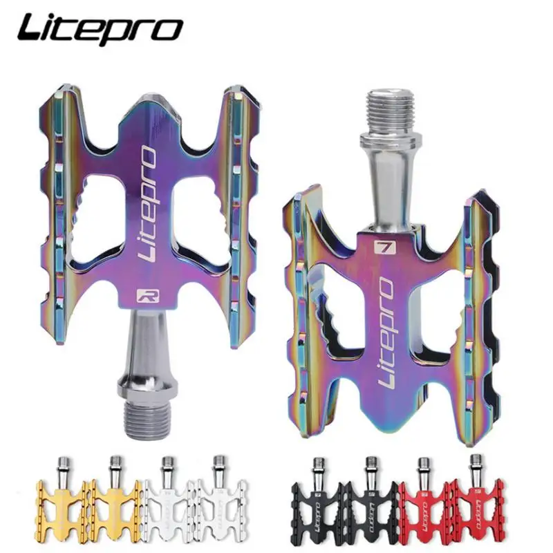Litepro K3 Folding Bike Pedal Sealed Bearing For Brompton Fnhon Aluminum Alloy Non-slip MTB Road BMX Universal Bicycle Pedals
Litepro K3 Folding Bike Pedal Sealed Bearing For Brompton Fnhon Aluminum Alloy Non-slip MTB Road BMX Universal Bicycle Pedals